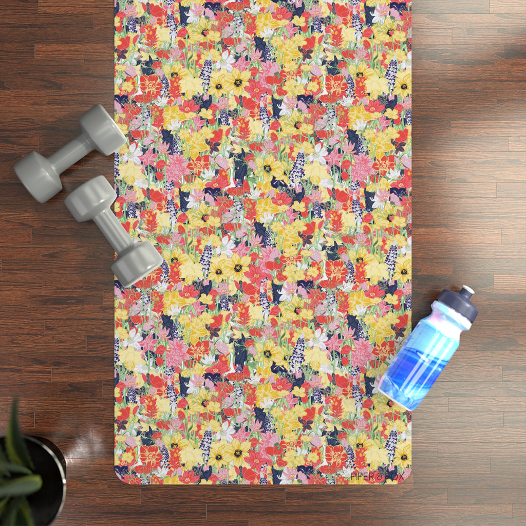 Wildflowers Yoga Mat