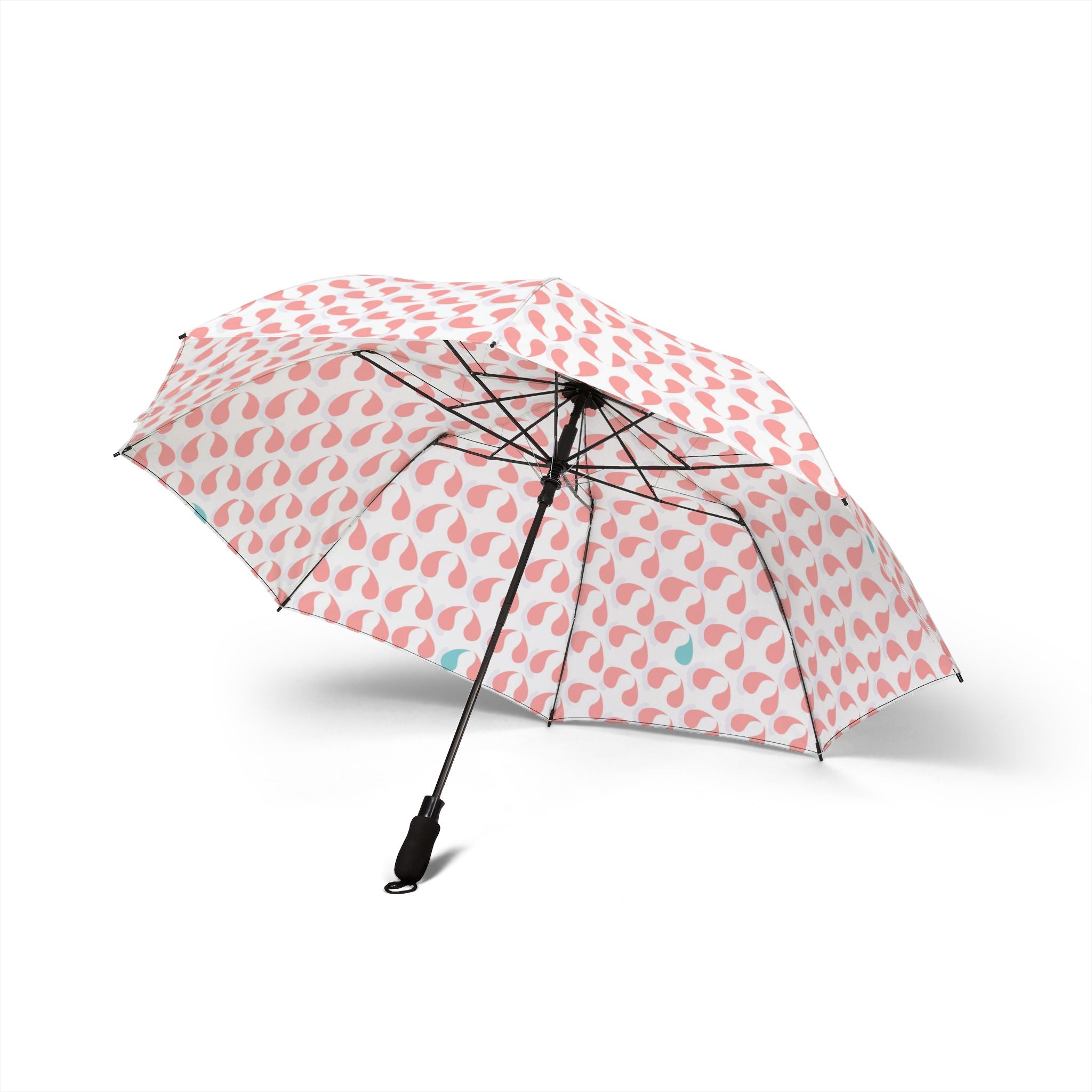 Pink Rain Semi-Automatic Umbrella