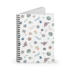 Sandy Seashells Spiral Notebook