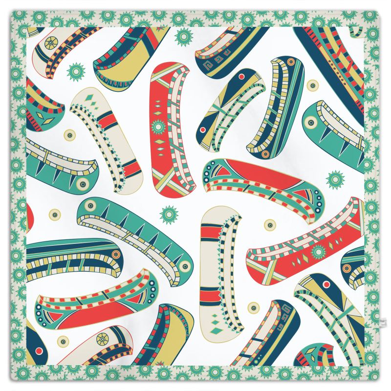 Chic Picnic Blanket - Canoes