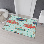 Heavy Duty Floor Mat - Tulip Lake Lodge Trout