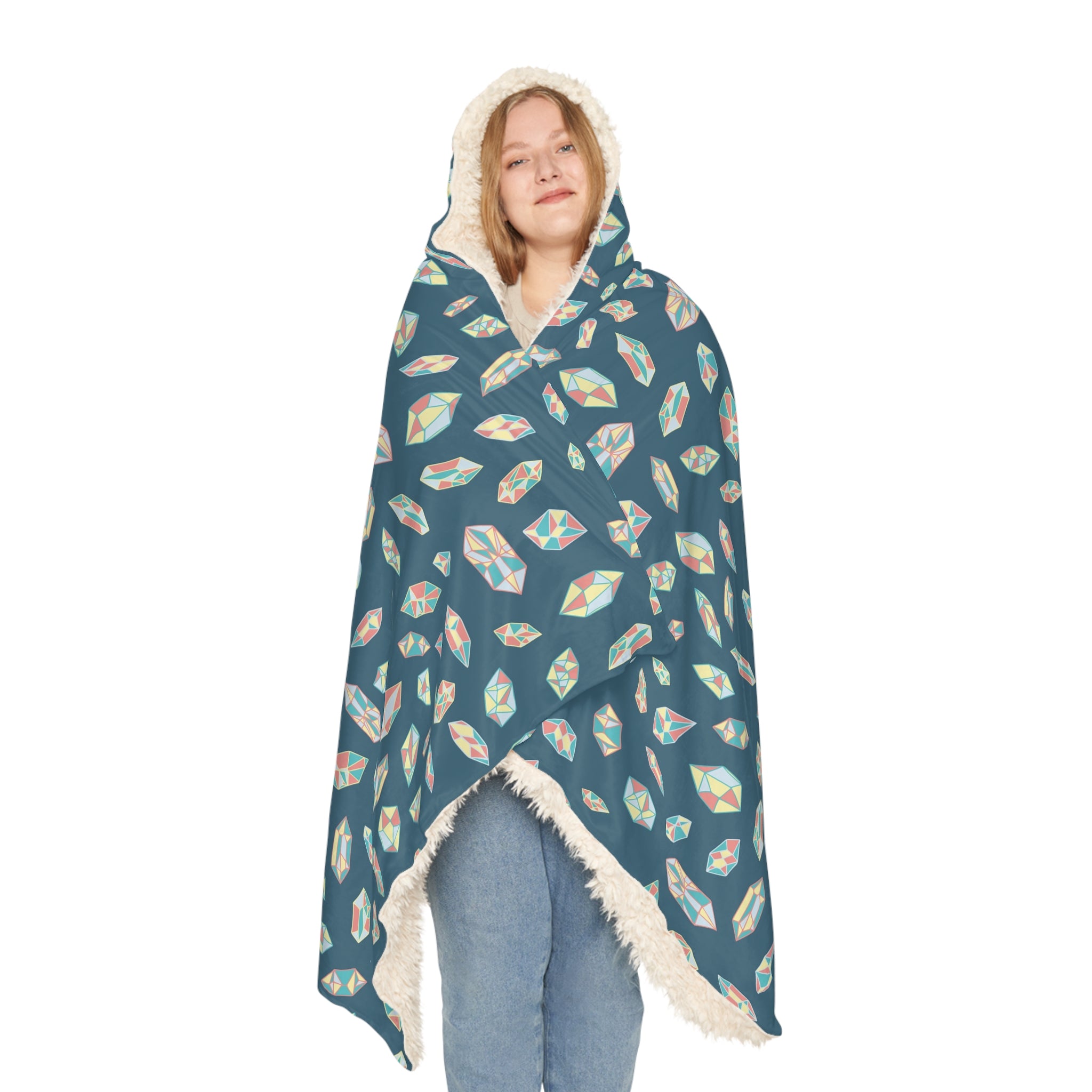 Treasured Gems Hooded Blanket