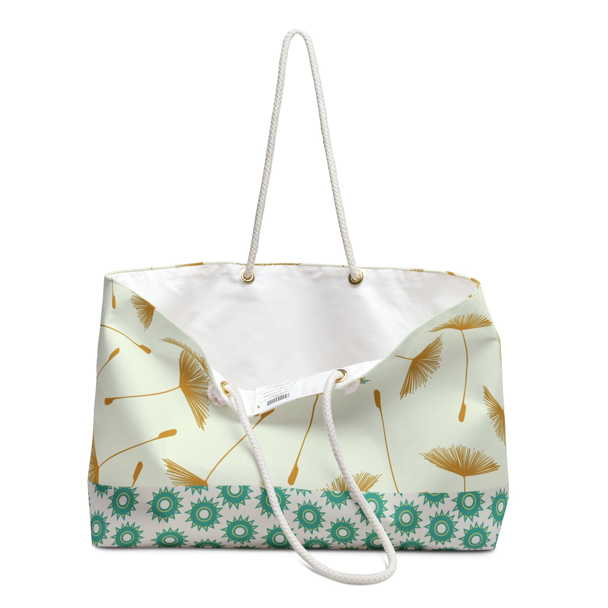 Golden Dandelion Weekender Bag
