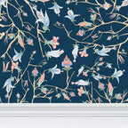 Midnight Chinoiserie  Wallpaper