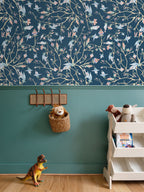 Midnight Chinoiserie  Wallpaper