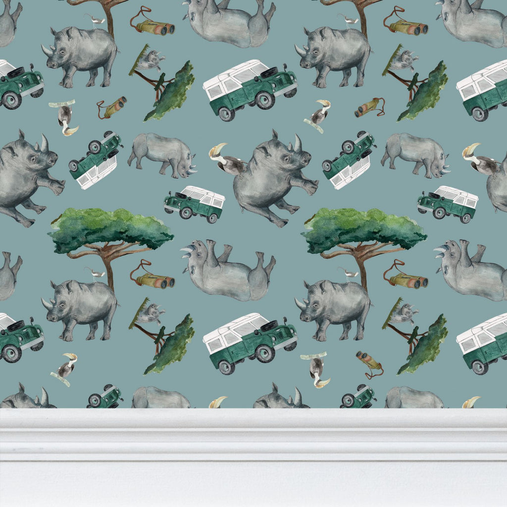 Rhino Safari Wallpaper