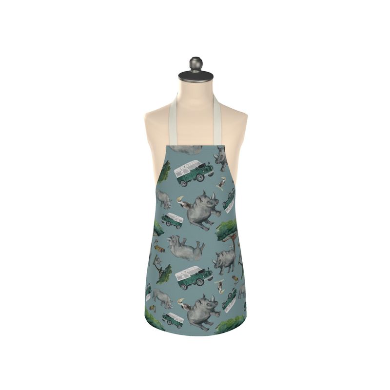 Children's Apron - Rhino Safari