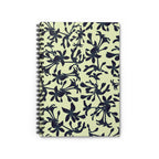 Black Orchids Spiral Notebook - Rule Lined