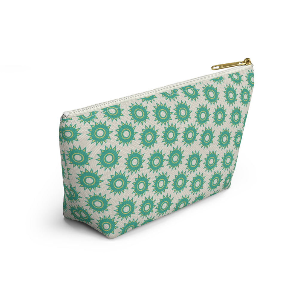 Chic Floral Accessory Pouch for Travel, Makeup Bag, Organizing Pouch, Gift for Her, Spring Decor, Eco-Friendly Design