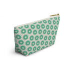 Chic Floral Accessory Pouch for Travel, Makeup Bag, Organizing Pouch, Gift for Her, Spring Decor, Eco-Friendly Design