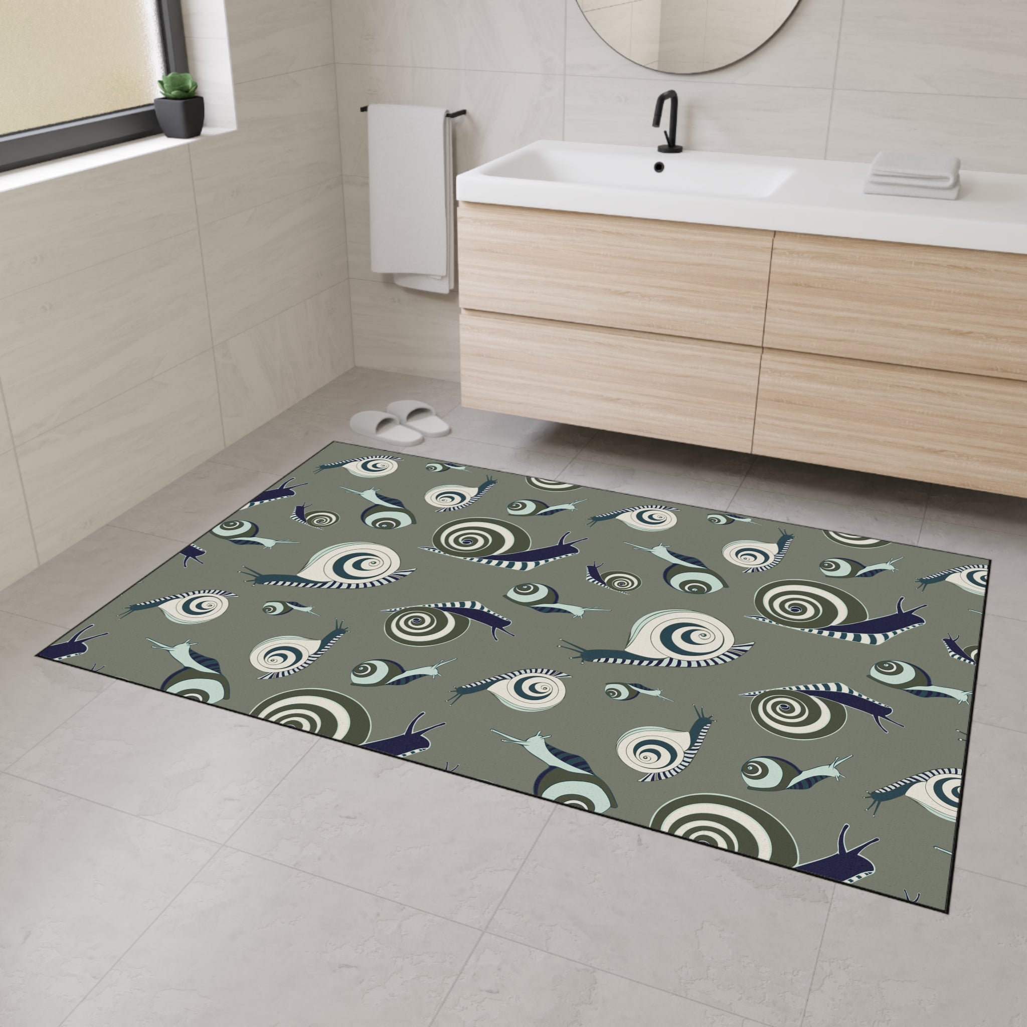 Snails  Heavy-Duty Doormat