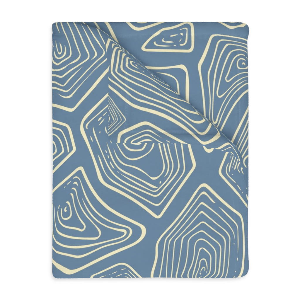 Tortoise Two-tone Cozy Velveteen Blanket