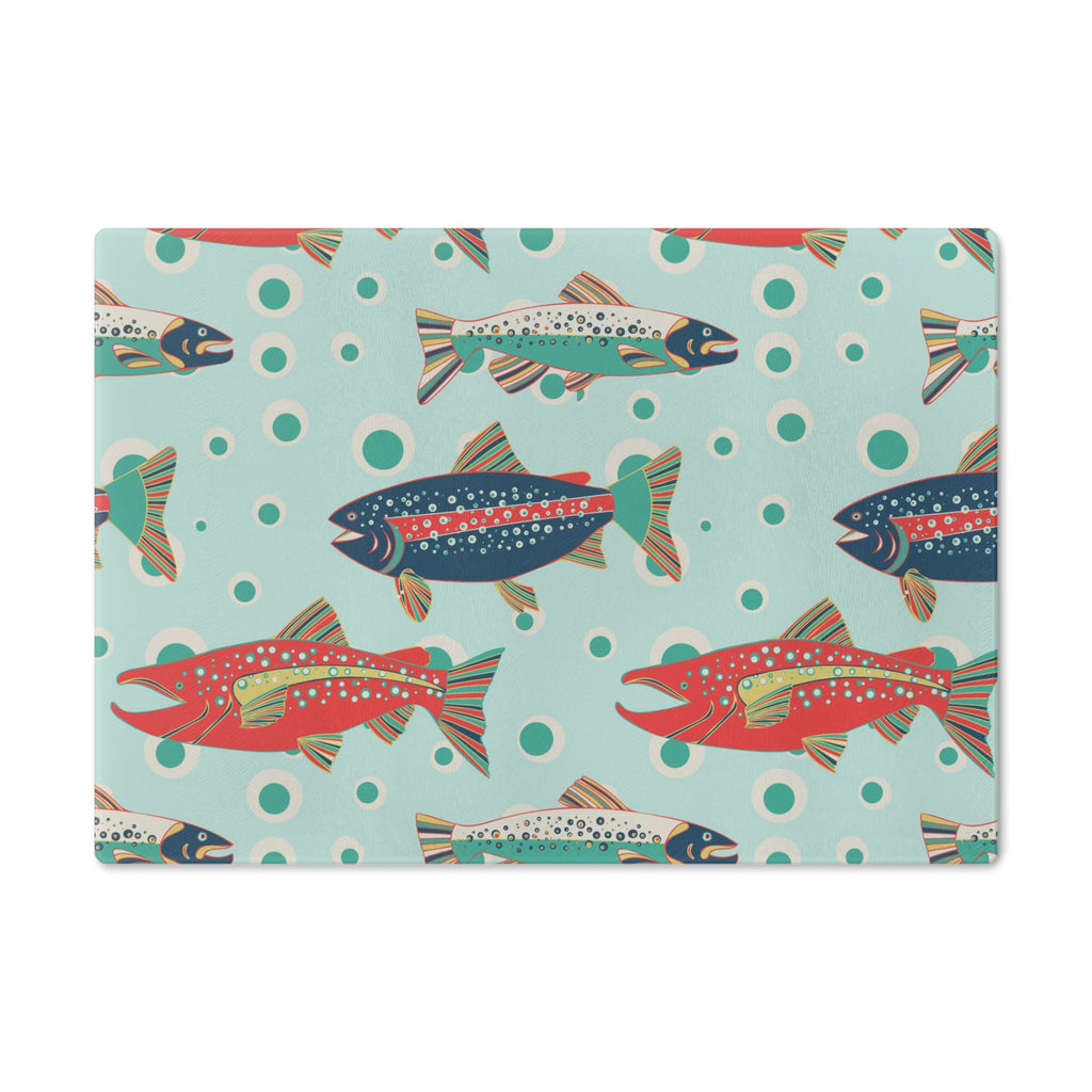 Trout Glass Cutting Board