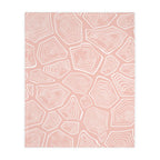 Cozy Velveteen Microfiber Blanket - Pink Tortoise