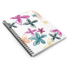 Pink Geo Flowers Notebook - Ruled Line