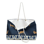 The Fox's Houndstooth Weekender Bag