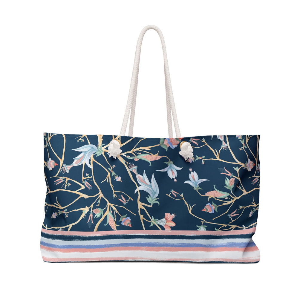 Midnight Chinoiserie- Weekender Bag