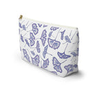 Ginkgo Leaf Accessory Pouch - Floral Makeup Bag, Travel Organizer, Gift for Her, Eco-Friendly Pouch, Stylish Storage