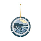 Porthole Ceramic Ornament
