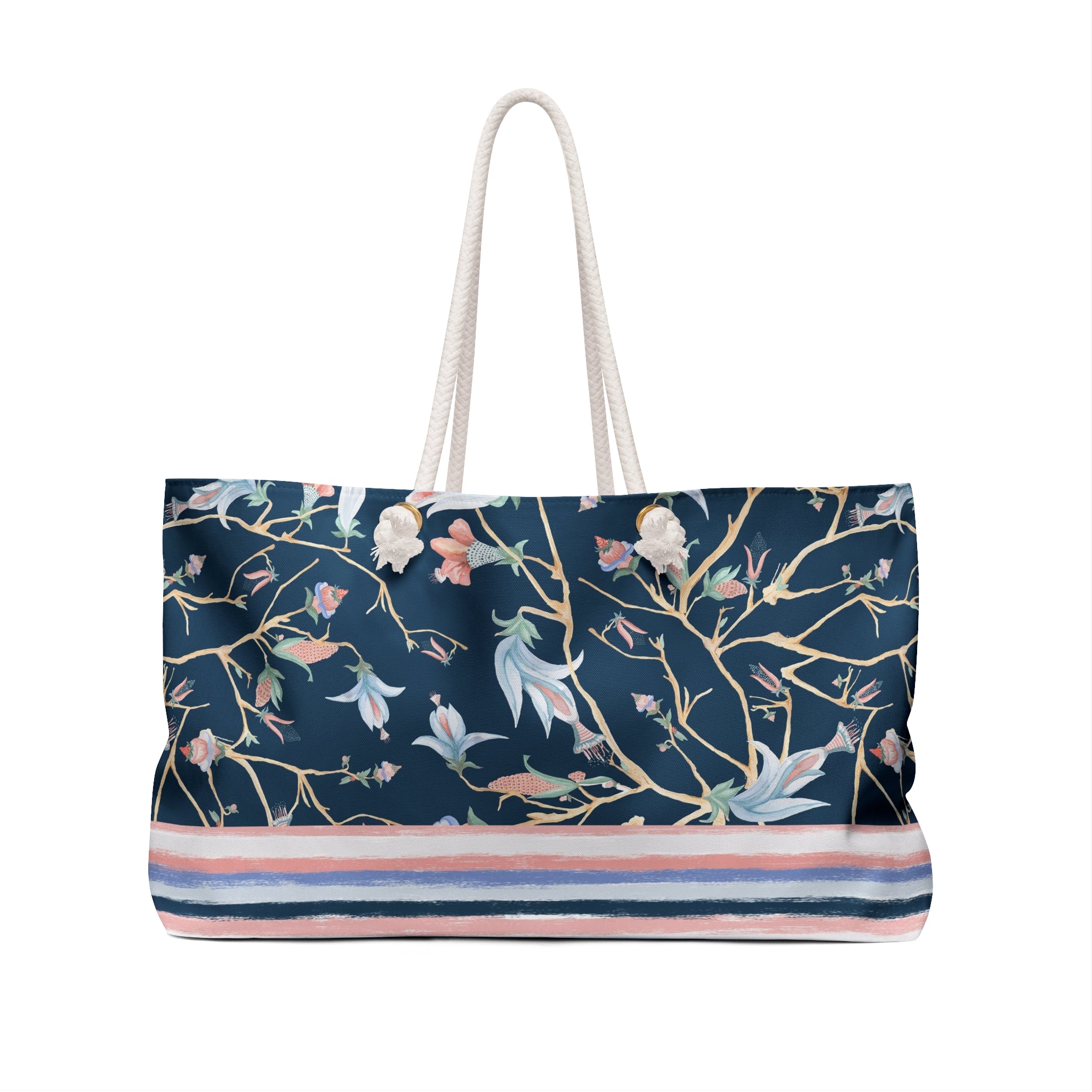 Midnight Chinoiserie- Weekender Bag