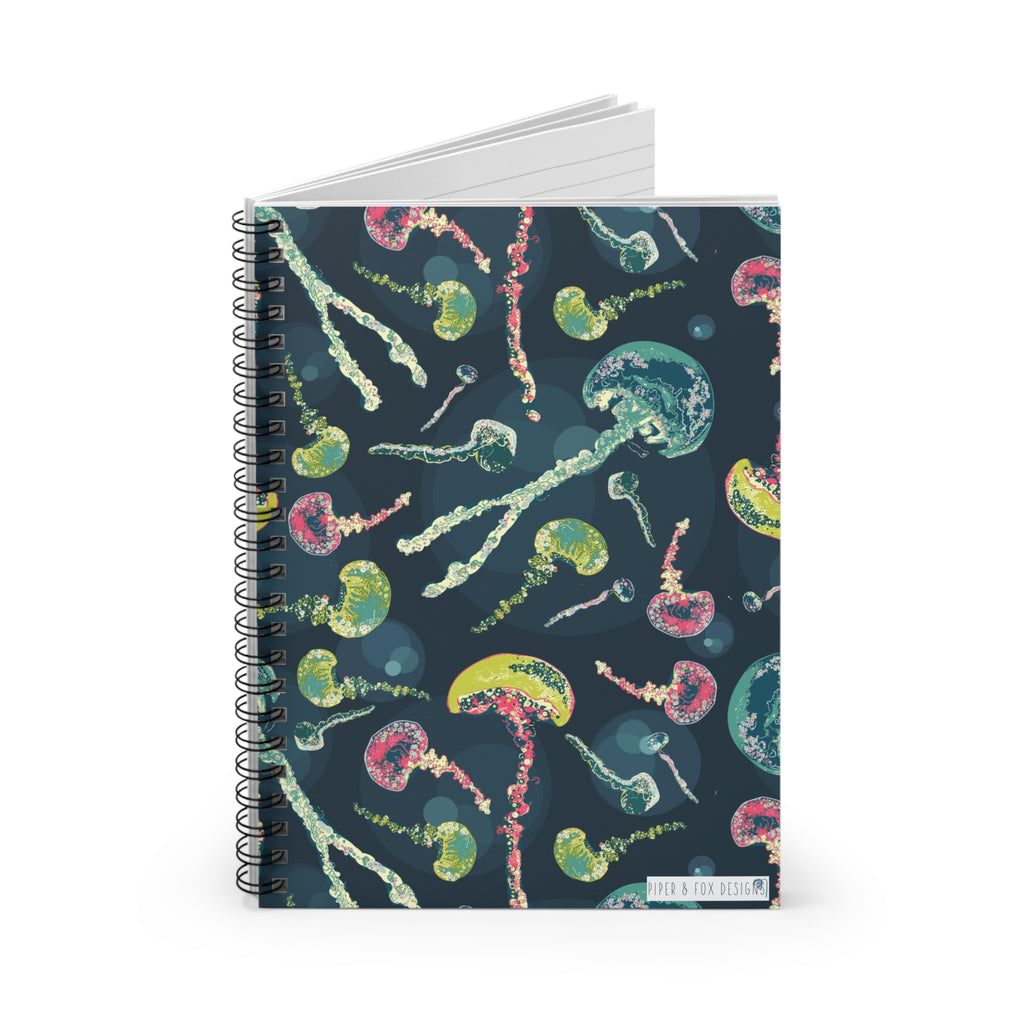 Jellyfish Notebook - Ruled Line