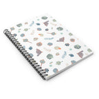 Sandy Seashells Spiral Notebook