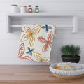 Geo Flowers Kitchen Tea Towels