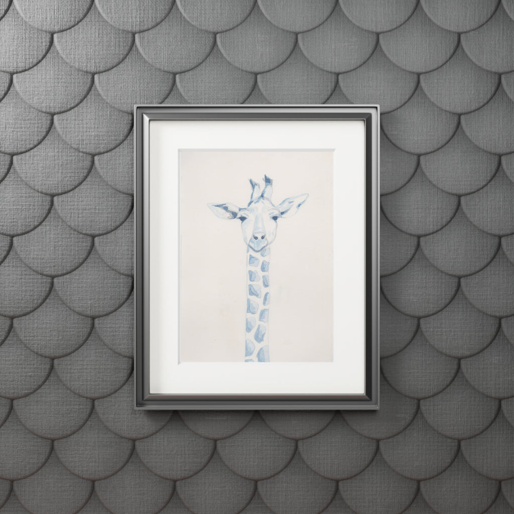 Giraffe Watercolor Art Print