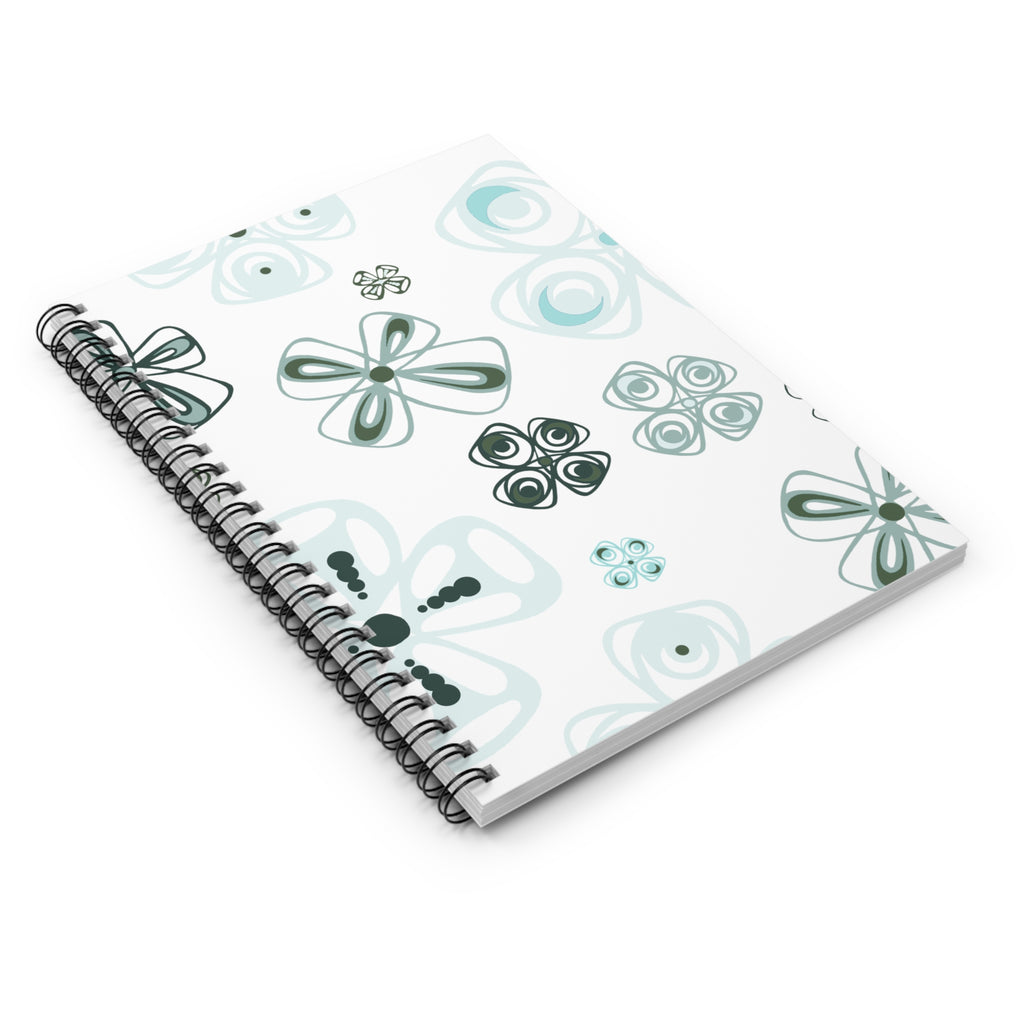 Lucky Clovers Spiral Notebook - Rule Lined
