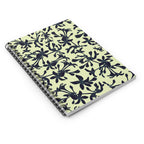 Black Orchids Spiral Notebook - Rule Lined