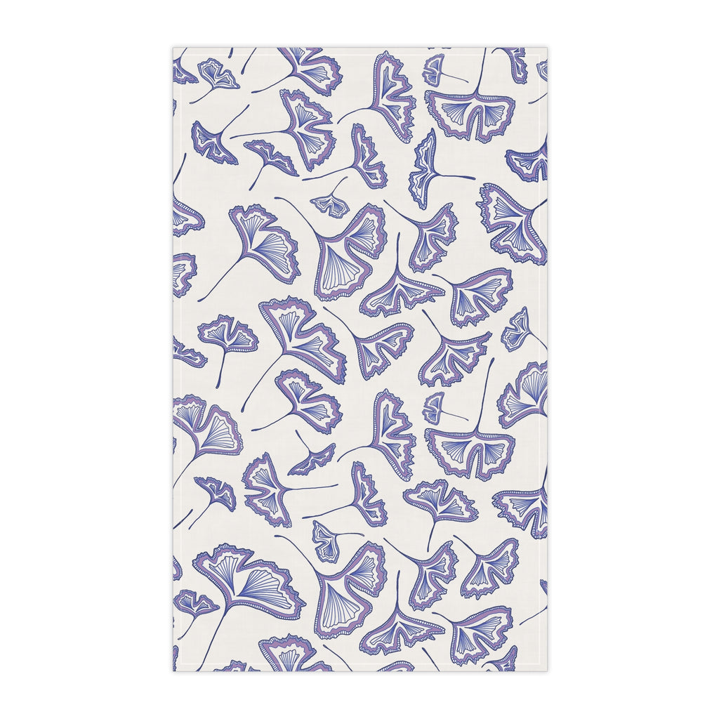 Lavender Gingko Kitchen Tea Towel