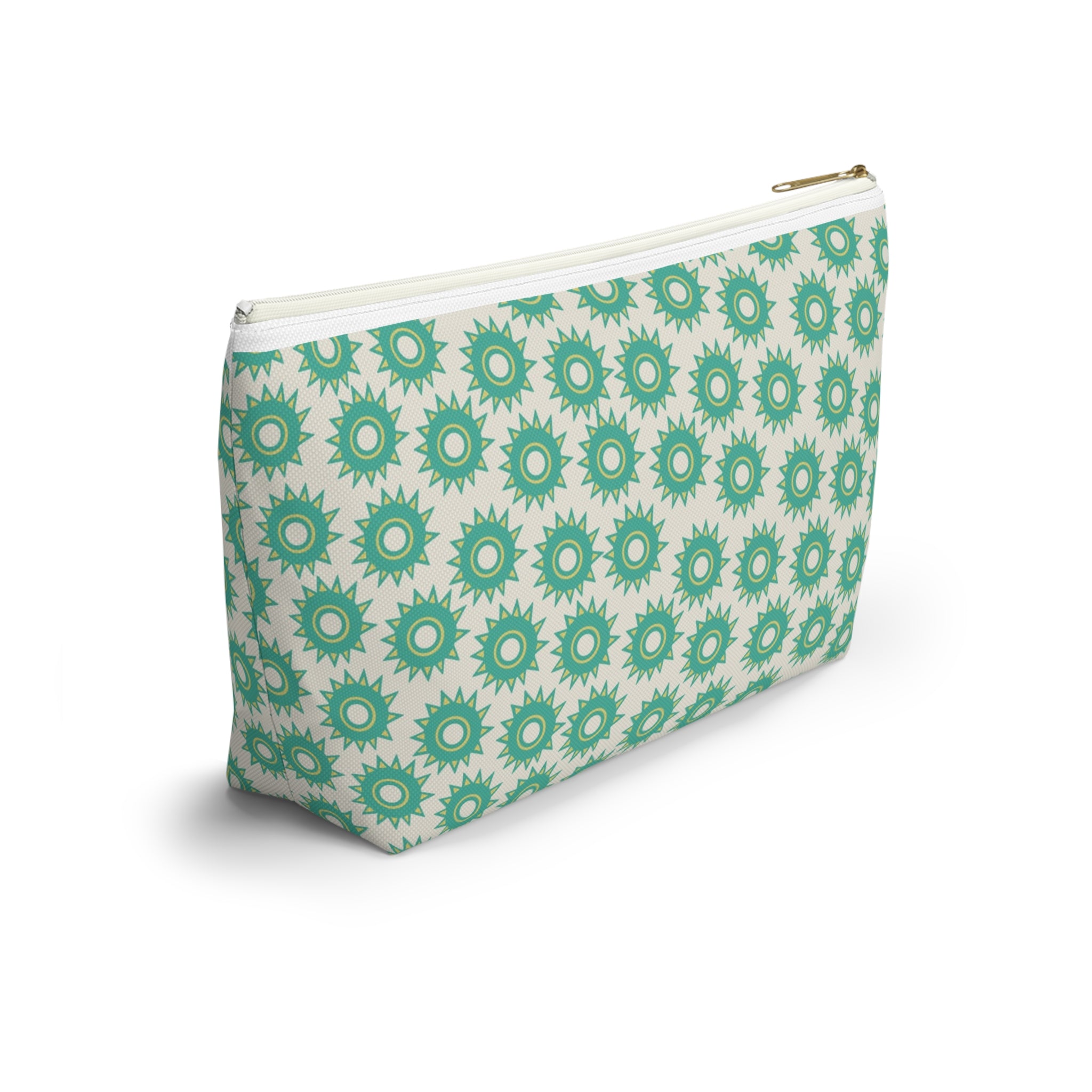 Chic Floral Accessory Pouch for Travel, Makeup Bag, Organizing Pouch, Gift for Her, Spring Decor, Eco-Friendly Design