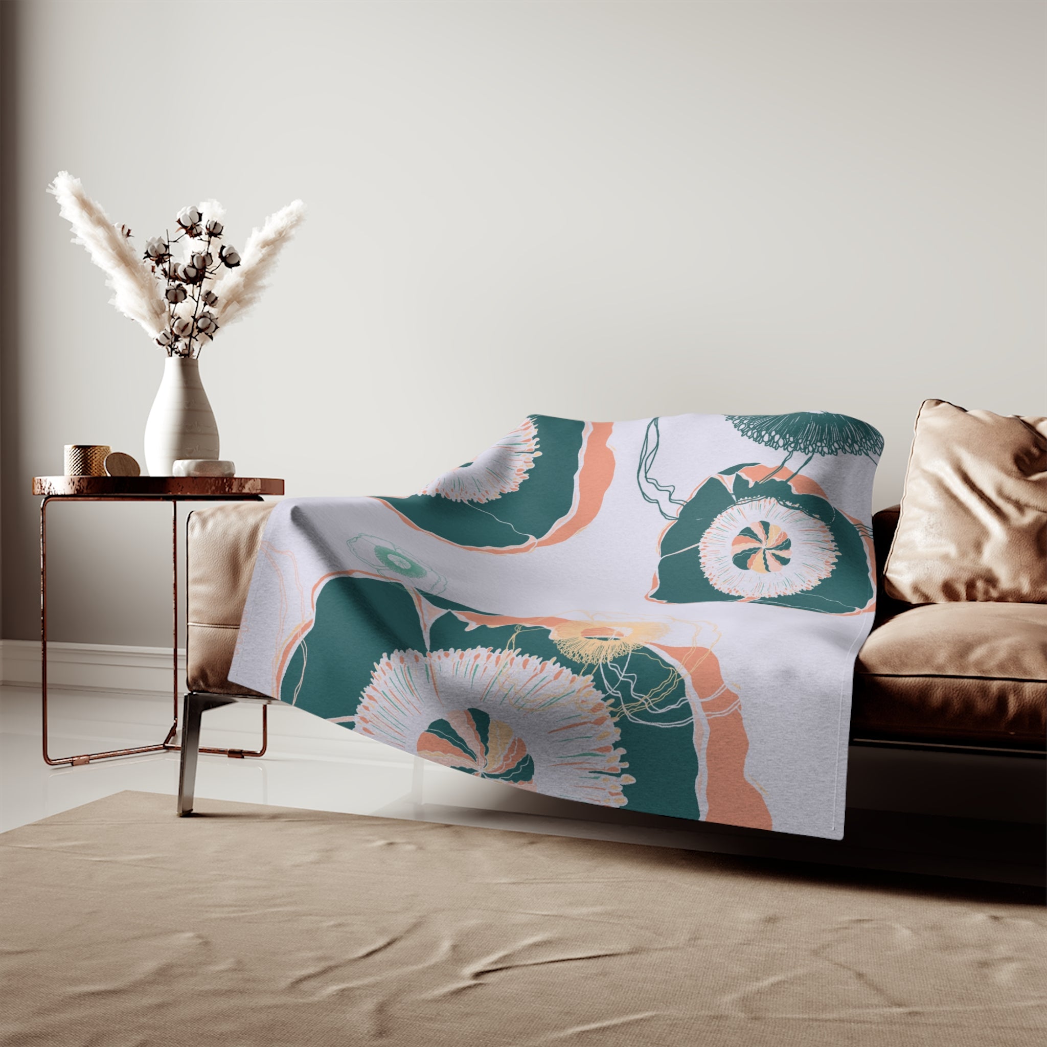 Havana Poppies Sweatshirt Blanket
