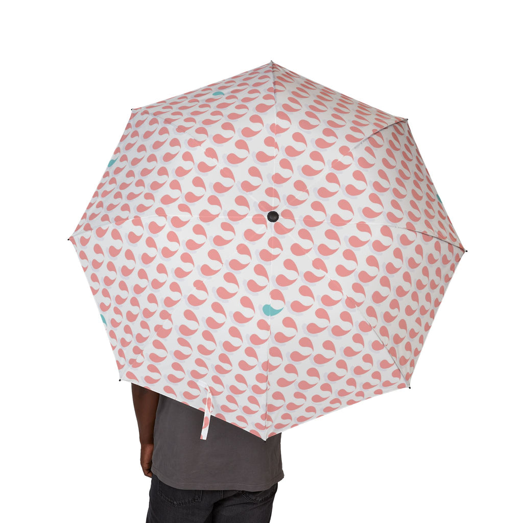 Pink Rain Semi-Automatic Umbrella