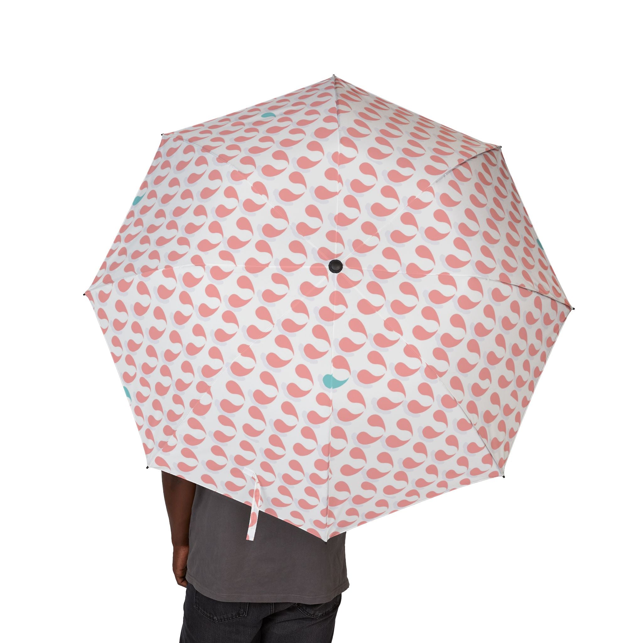 Pink Rain Semi-Automatic Umbrella
