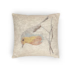 Robin Woven Throw Pillow