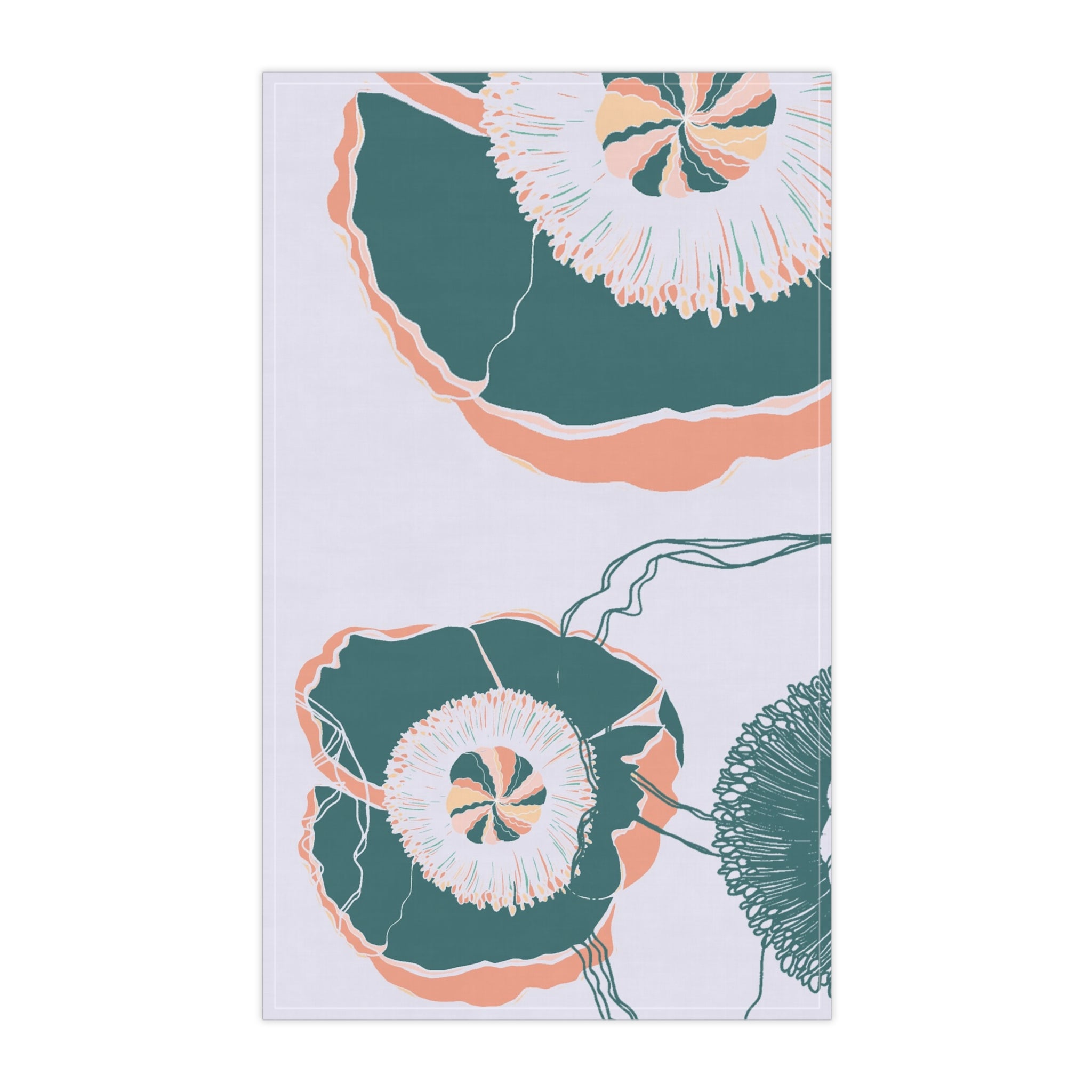 Havana Poppy Kitchen Tea Towel