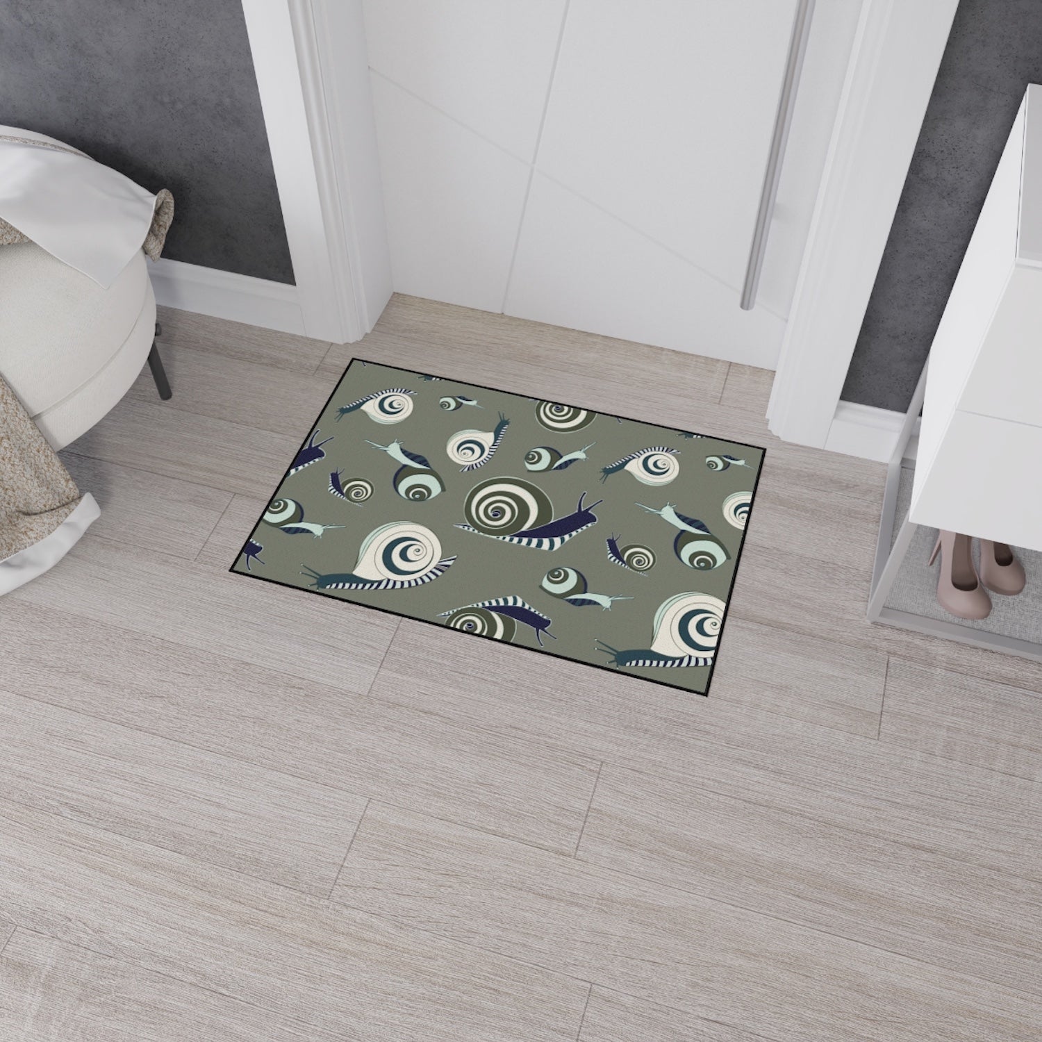 Snails  Heavy-Duty Doormat